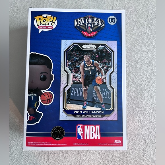 NWT - Funko Pop! NBA Trading Cards No. 5: Zion Williamson - Picture 2 of 5
